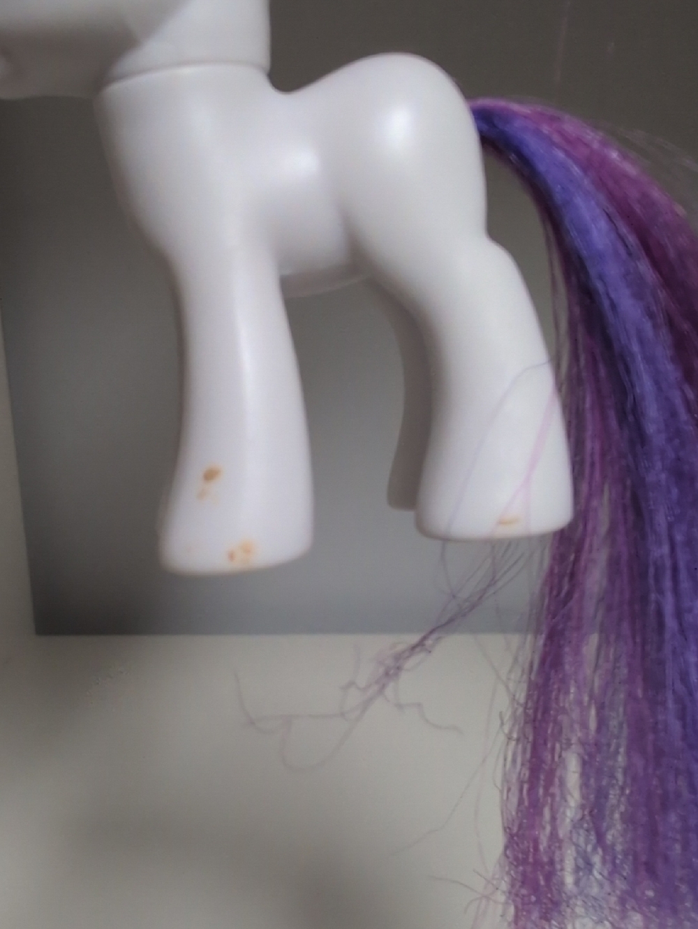 💜2/$20💜 My Little Pony Rarity 3" MLP Collectible Horse Figure G4 2010 Hasbro - Picture 8 of 8